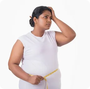 Stressed woman